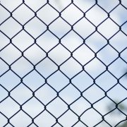 pattern in a chain link fence